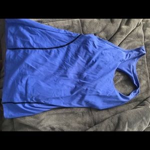 Purple athletic tank